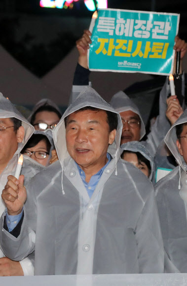 촛불 든 손학규