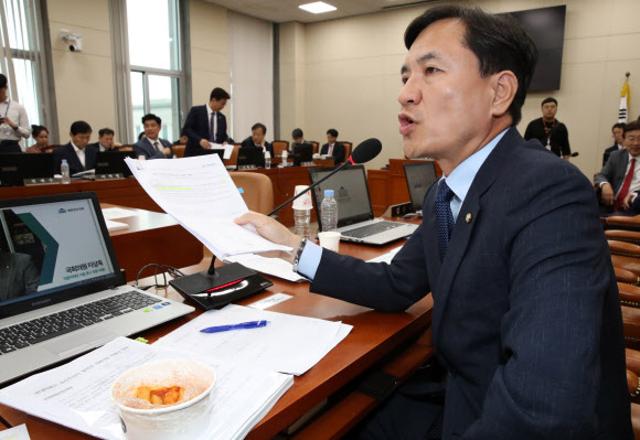 국감장에 등장한 떡볶이