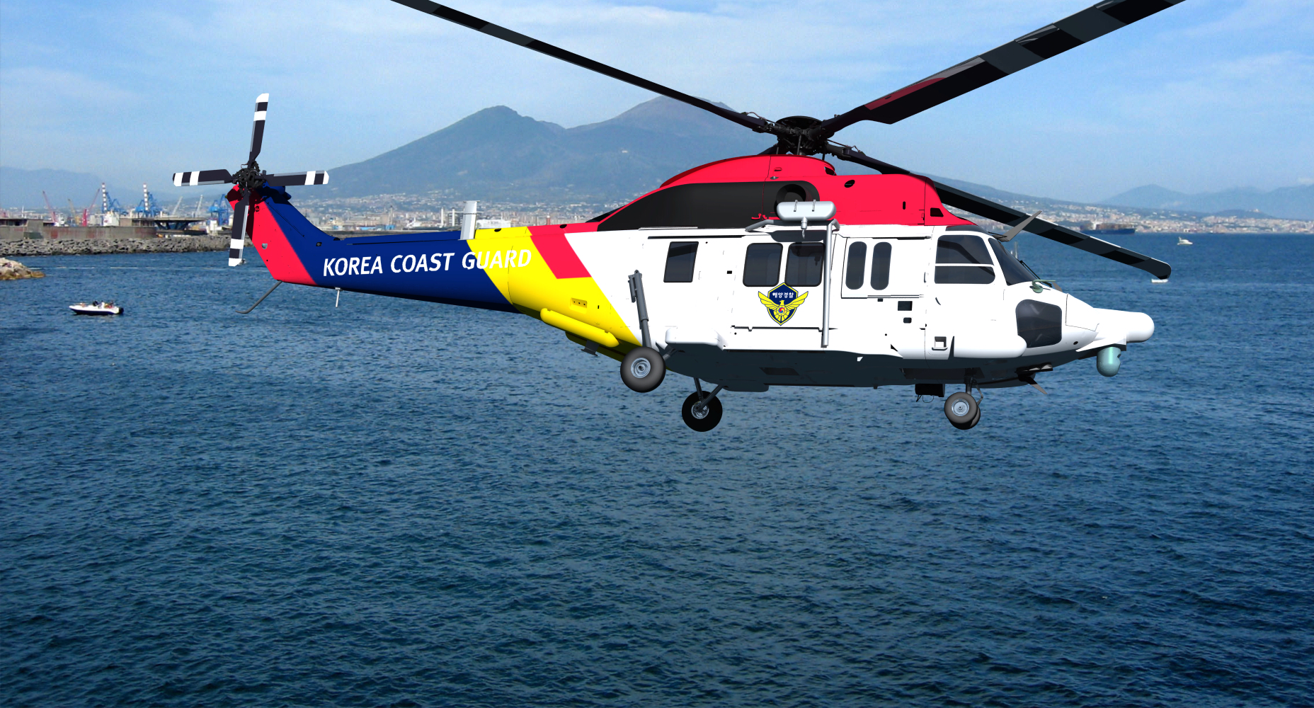 중형헬기 수리온  해양경찰청이 오는 12월 도입할 예정인 중형헬기 수리온.
