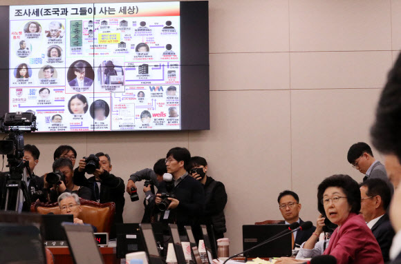 질의하는 이은재 의원