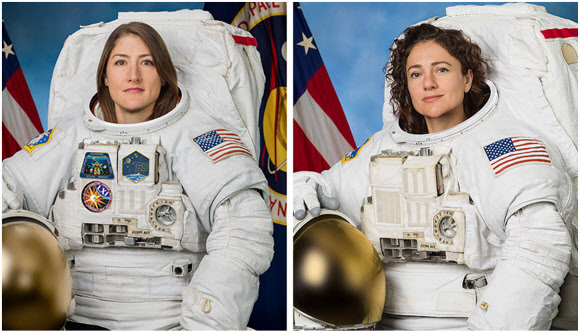 크리스티나 코흐(왼쪽)와 제시카 메이어. NASA 제공 로이터 연합뉴스 
