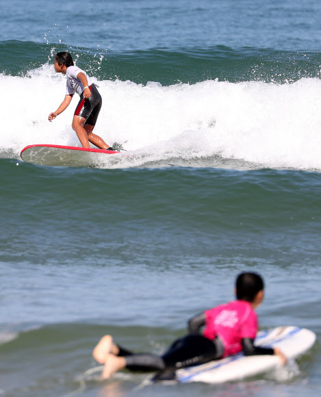 포항서 서핑 챔피언십 개최
