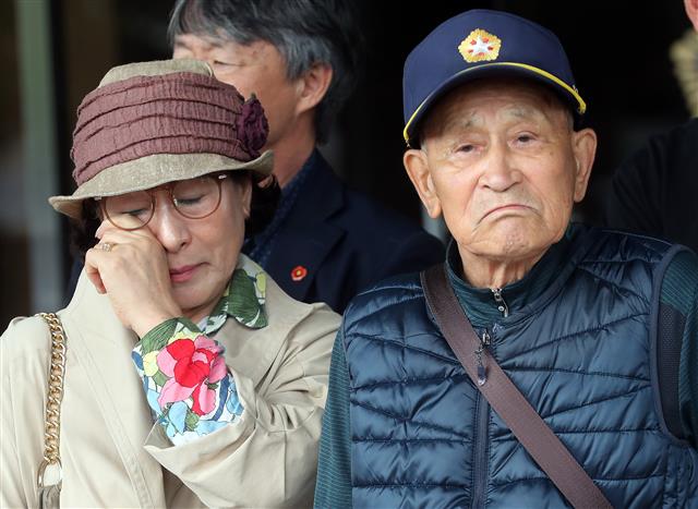 4·3 수형 생존자 재심 청구 기자회견 참석한 김두황 할아버지