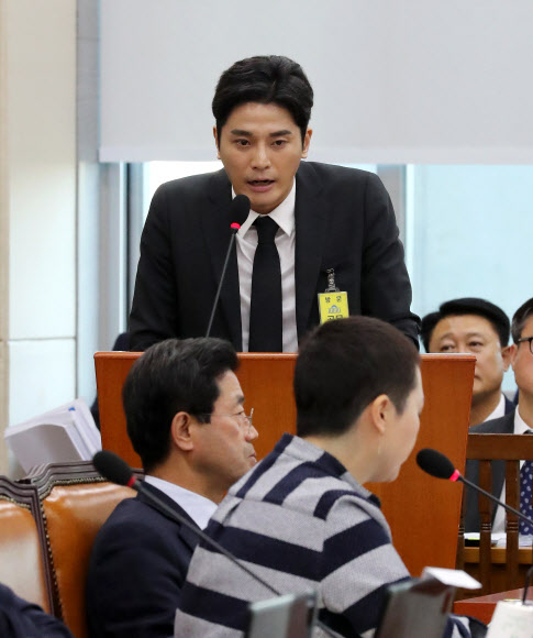 이언주 의원 질의에 답하는 김상교 씨