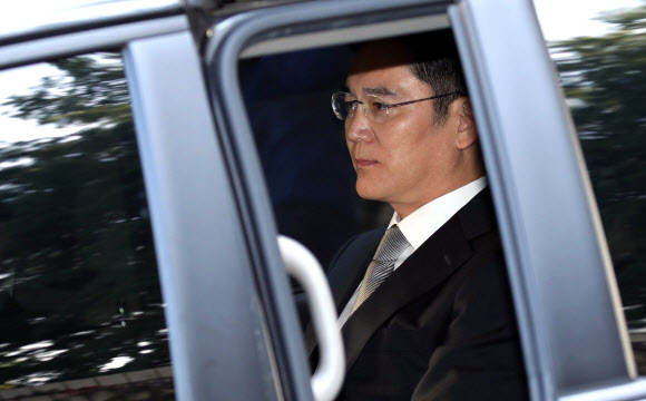 파기환송심 첫 재판 출석 마친 이재용