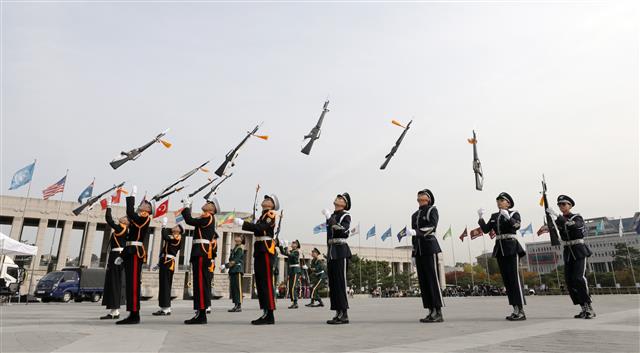 전쟁기념관 국군-군악 의장행사