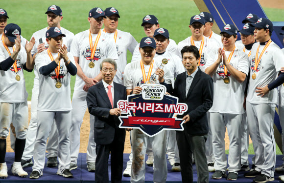 한국시리즈 MVP 두산 오재일
