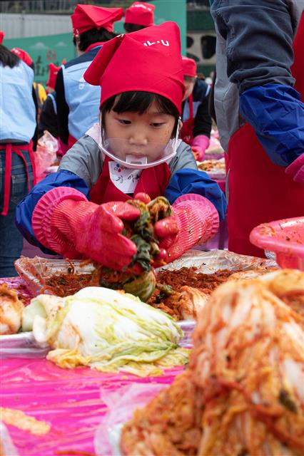 고사리 손으로 김장
