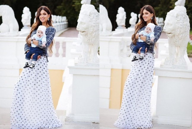 옥사나 보예보디나씨가 최근 SNS에 올린 아기 사진. 옥사나 보예보디나 인스타그램