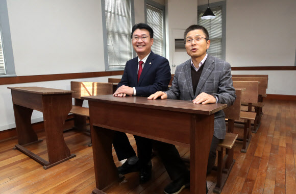 황교안 대표 ‘배재학당 체험교실에서’