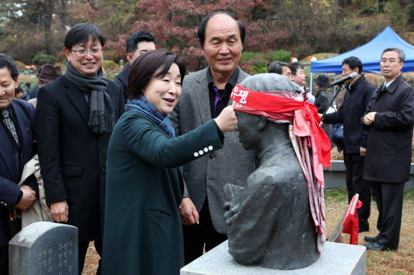 전태일 열사 찾은 심상정
