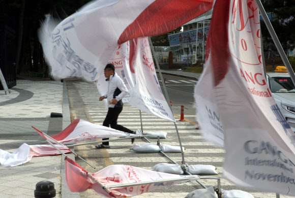 “동해안 강풍을 피해라”