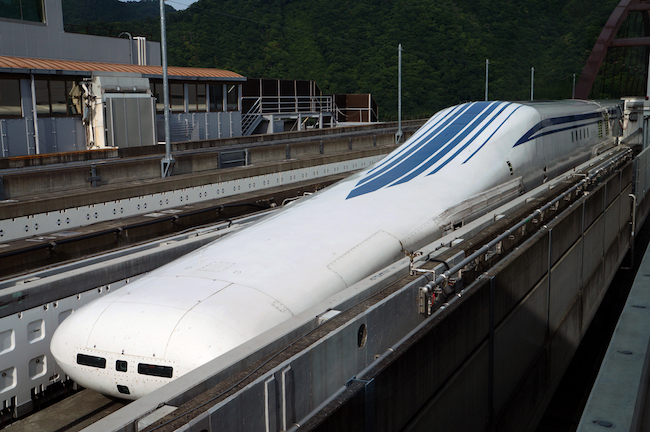 일본 야마나시현에서 시험운행돼 온 리니어 신칸센 열차. 최고 시속 600㎞ 이상을 기록했다. JR도카이도 홈페이지 