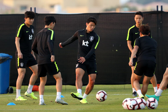 브라질전 대비 훈련 시작한 벤투호