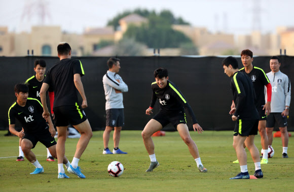 브라질전 대비 훈련 시작한 벤투호