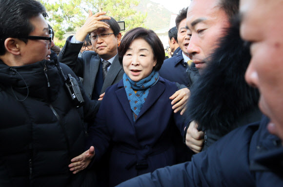 단식8일째 황교안 찾은 심상정