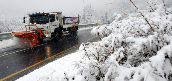 강원 산간 또 폭설