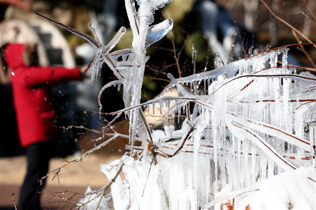 동장군 맹위…고드름 ‘주렁주렁’