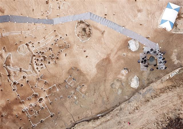 경산 와촌면 소월리 유적 현장 공개