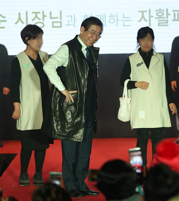 패션모델로 변신한 박원순 서울시장