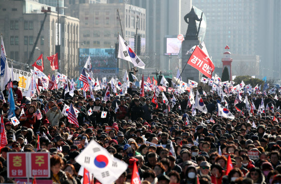 한국당, 광화문 장외집회