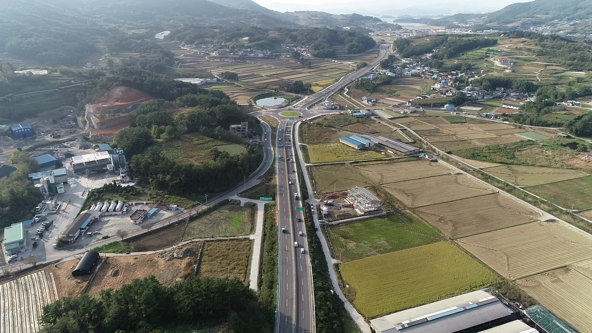 남해군 이동면~고현면 구간 국도 19호선 4차선 개통