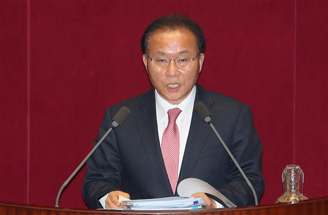 무제한 토론하는 윤재옥 의원