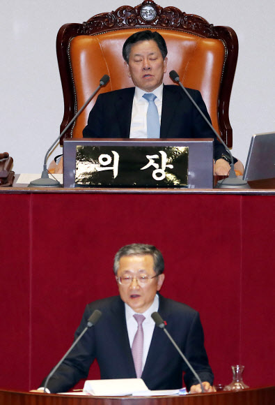 피곤한 주승용 국회부의장