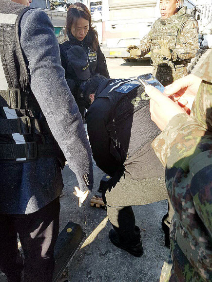 진천버스터미널 폭발물 의심 신고 ‘모조품’ 해프닝