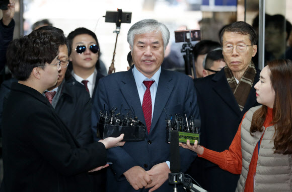 영장실질심사 출석하는 전광훈