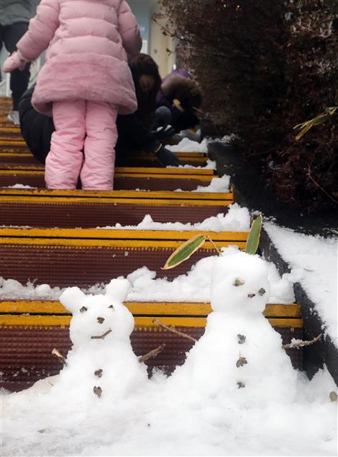 ‘한라산에서 만든 눈사람’