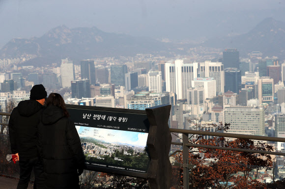 미세먼지 저감조치 발령된 서울