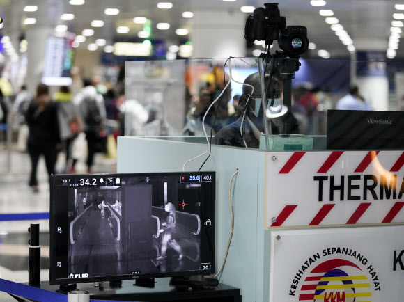 ‘우한 폐렴’ 검역 강화한 쿠알라룸푸르 공항