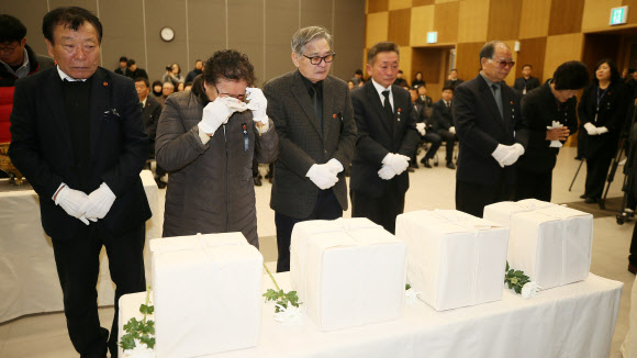 70년 만에 가족 만난 제주4·3 희생자 유해