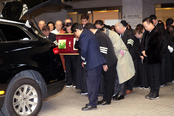 고 남보원 가는길 배웅