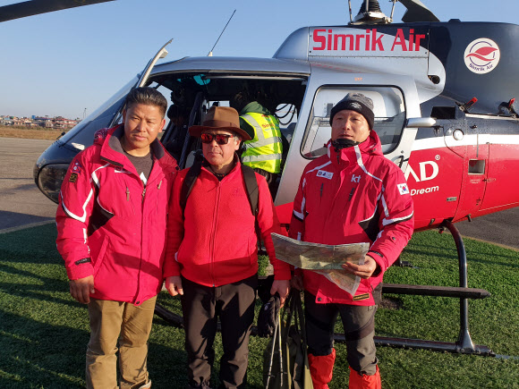 눈사태 실종 현장 수색 뒤 복귀