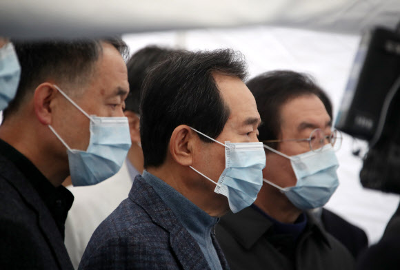 정세균 총리, ‘신종 코로나바이러스’ 대응 보라매병원 점검