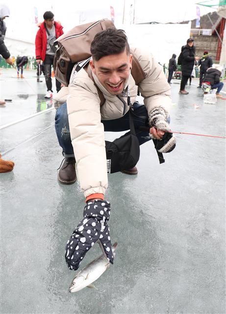 ‘산천어야 거기 서라’