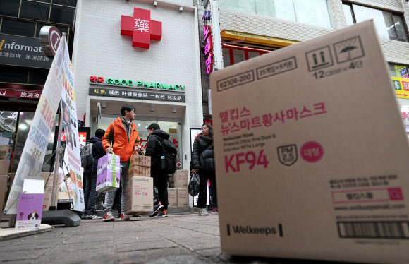 ‘신종코로나’ 마스크 필수