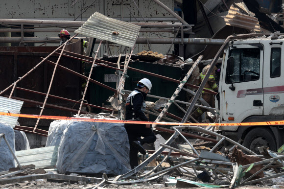 처참한 사고 현장