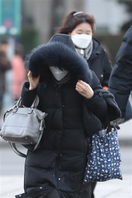 추위에 빨라지는 발걸음