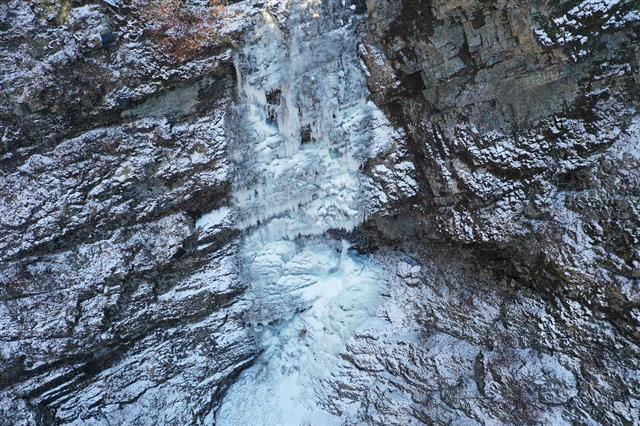 입춘 후 한파가 빚어낸 풍경