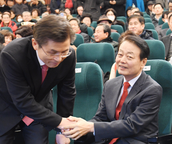 5일 오후 여의도 국회도서관에서 미래한국당은 중앙당 창당대회를 열고, 당대표에 한선교의원을 선출하였다. 2020.2.5 김명국 선임기자 daunso@seoul.co.kr