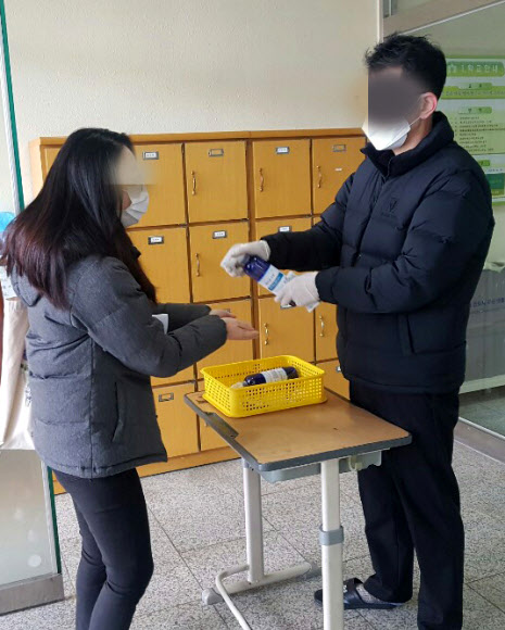 한국사능력검정시험장 신종코로나 방역 관리