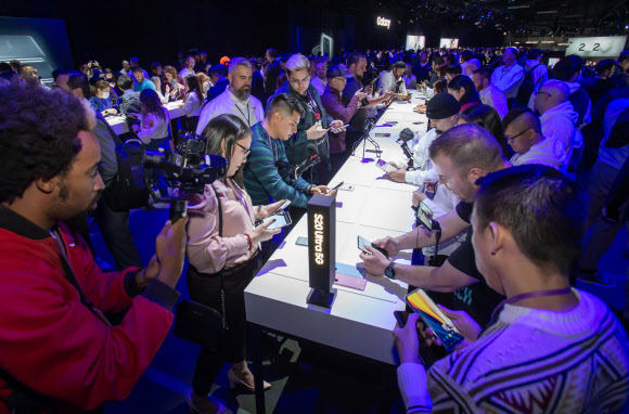 ‘삼성 갤럭시 언팩 2020’ 제품 체험존