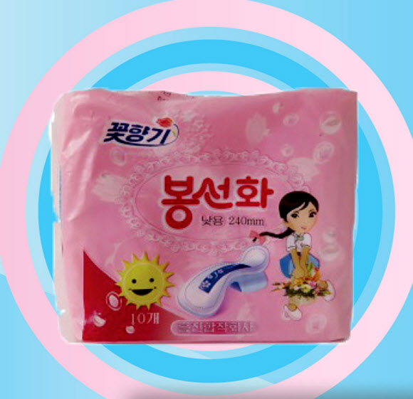 북한의 일회용 생리대
