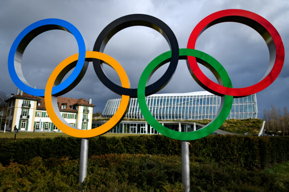 스위스 로잔에 있는 국제올림픽위원회(IOC) 본부. 2020.3.3  AFP 연합뉴스