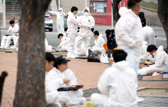 ‘119 구급대원의 늦은 점심’