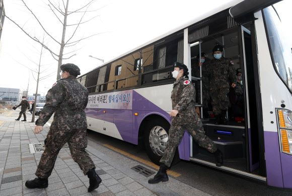 ‘든든한 지원군 대구 도착’
