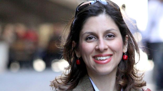 이란 교도소에 수감 중인 이란계 영국인 자선기구 활동가인 나자닌 자가리래트클리프. 이란 보건당국이 코로나19 감염 차단책의 하나로 음성 판정을 받은 재소자들을 일시 석방할 방침이어서 그녀가 포함될지가 주목된다. PA 미디어 제공 영국 BBC 홈페이지 캡처